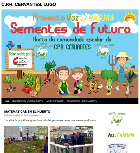 El colegio Cervantes gana el premio al mejor blog